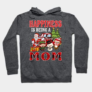 Happiness Is Being A Mom Christmas Hoodie